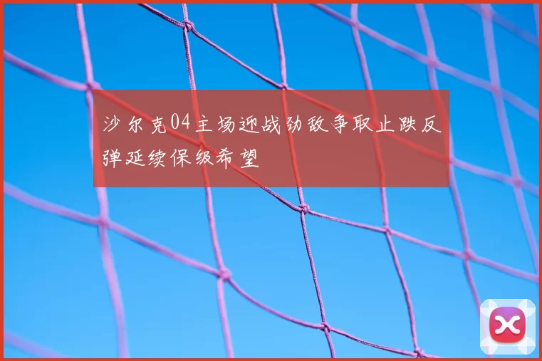 沙尔克04主场迎战劲敌争取止跌反弹延续保级希望