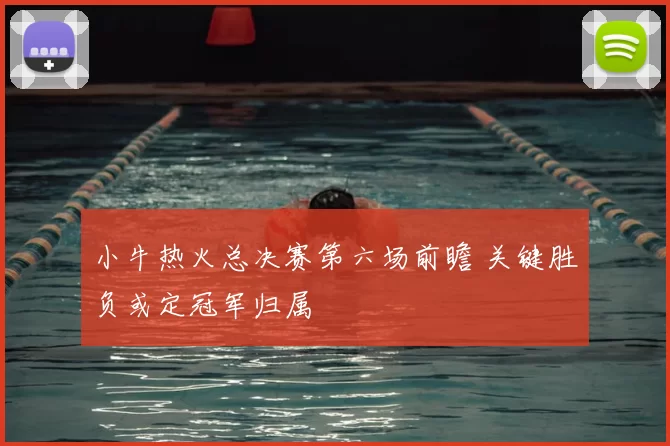 小牛热火总决赛第六场前瞻 关键胜负或定冠军归属
